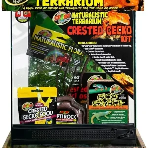 Zoo Med Naturalistic Terrarium – Crested Gecko Kit – Big Dog Pet Supply