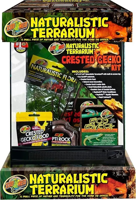 Zoo Med Naturalistic Terrarium – Crested Gecko Kit – Big Dog Pet Supply